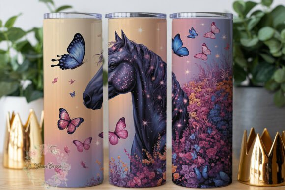 Stardust Horse Fantasy 20oz Tumbler Wrap